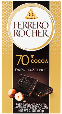 Шоколад Ferrero Rocher Чорний 70% 90 г 14663 фото