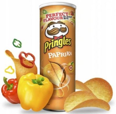 Чіпси Pringles 165г Паприка 02721 фото