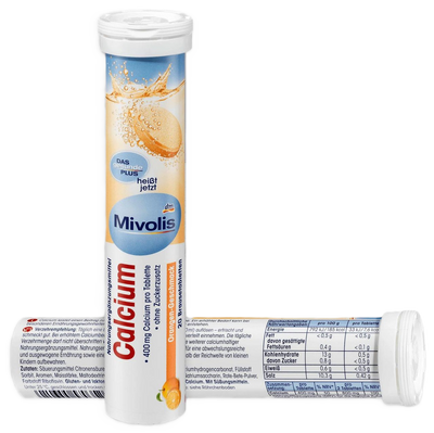 Вітаміни Mivolis Calcium 20 шт 01997 фото