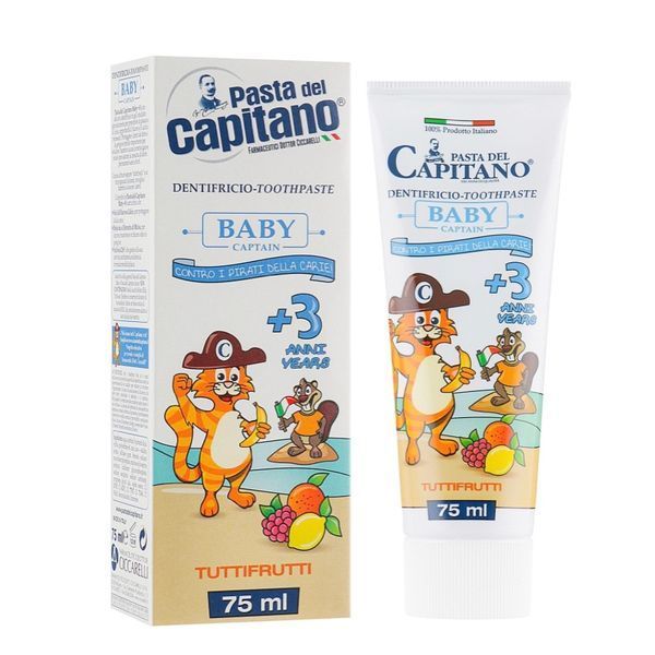 Зубна Паста Сapitano Дитяча 3+ 02881 фото