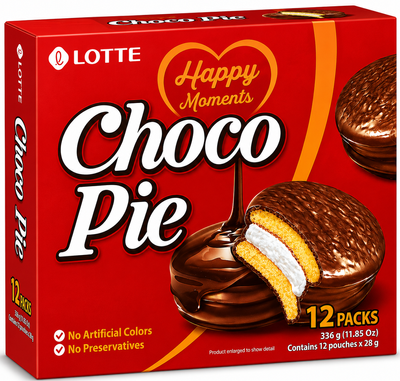 Печиво Lotte Choco pie Класичне 336 г 14440 фото