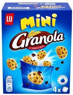 Печиво Lu Granola mini Шоколадна крихта 160 г 15394 фото